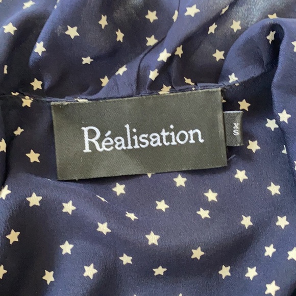 Realisation Par — Navy Wrap dress - Picture 7 of 10